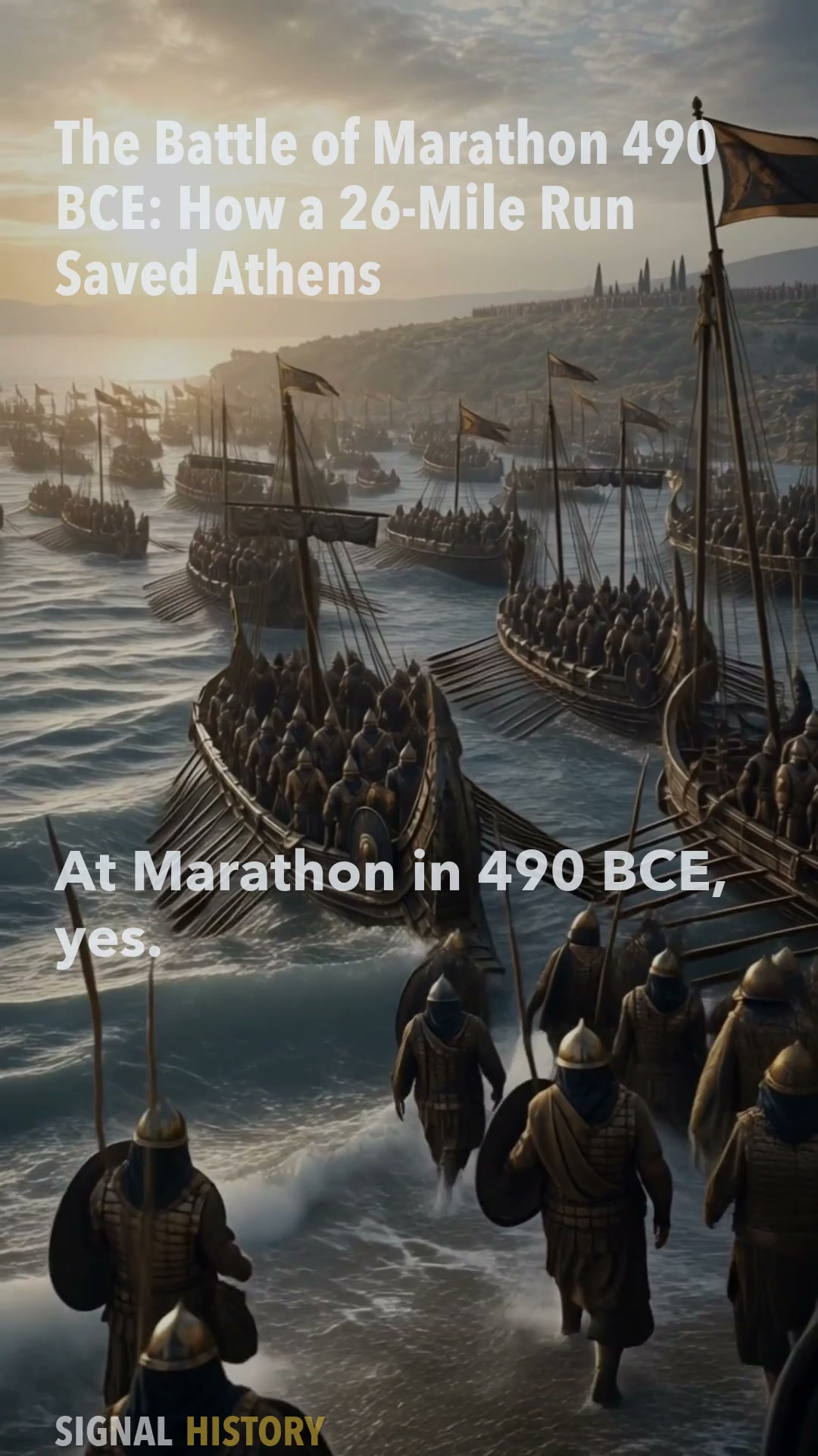 How The Battle of Marathon 490 BCE Saved Athens