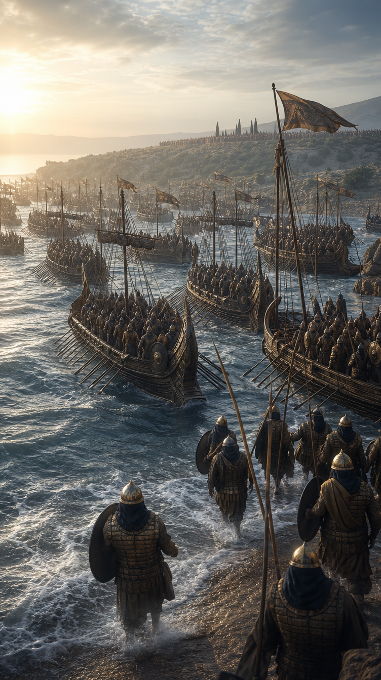How The Battle of Marathon 490 BCE Saved Athens scene plate 4