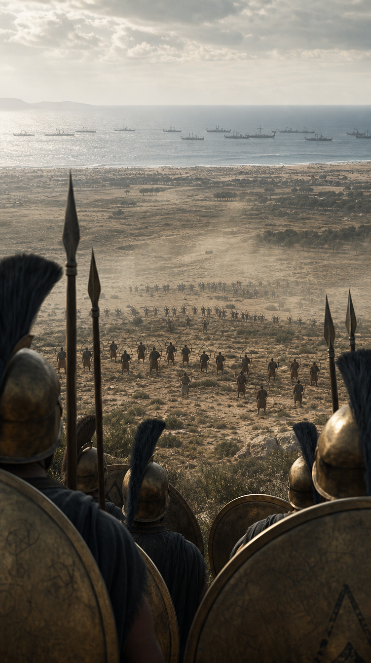 How The Battle of Marathon 490 BCE Saved Athens scene plate 6