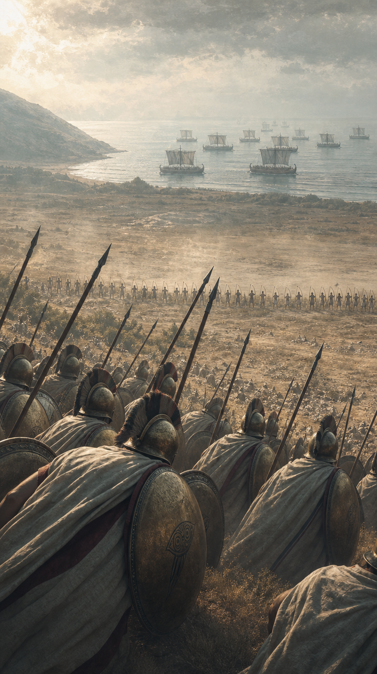 How The Battle of Marathon 490 BCE Saved Athens scene plate 7