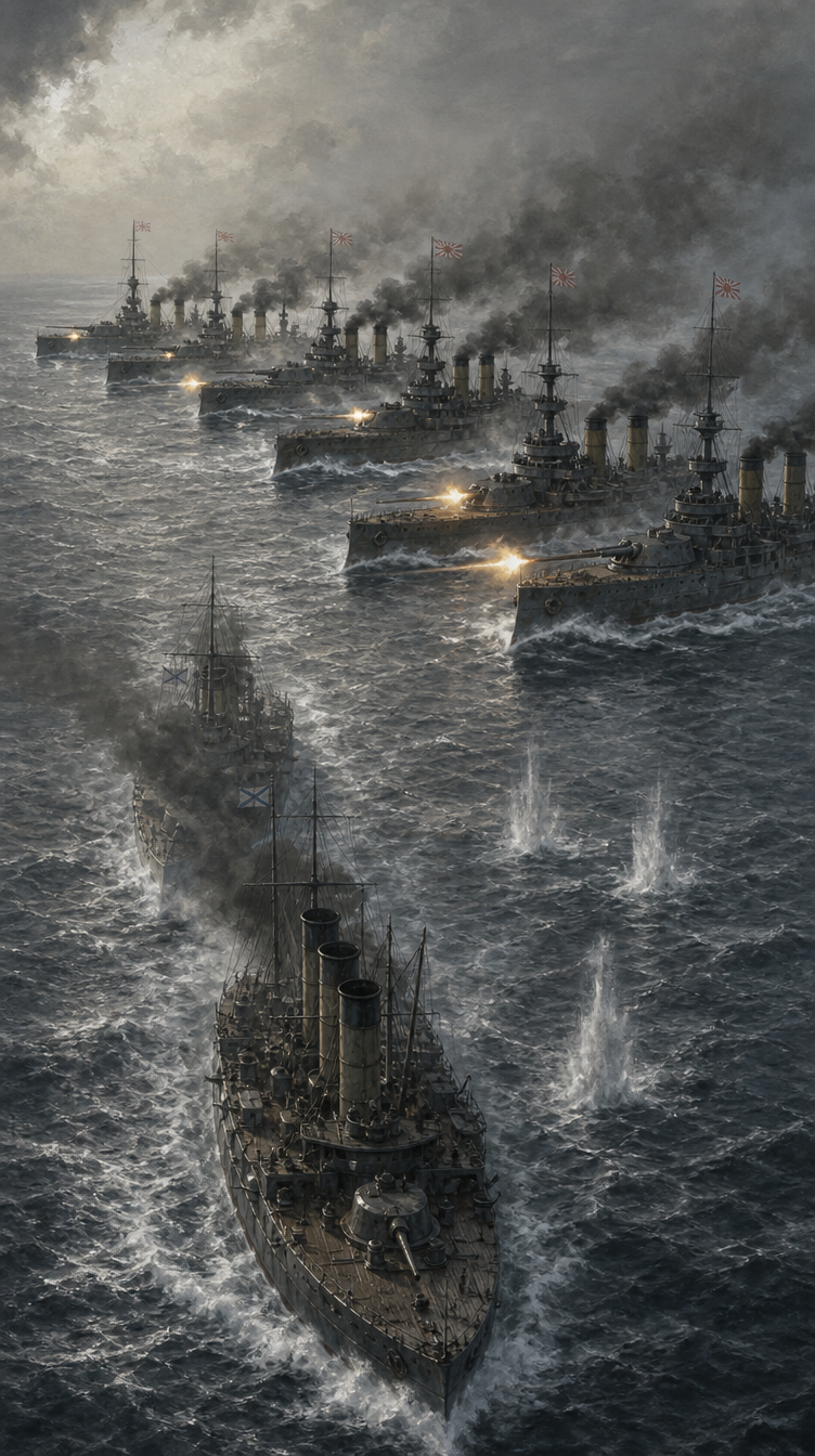 How the Battle of Tsushima 1905 Was Decided scene plate 6
