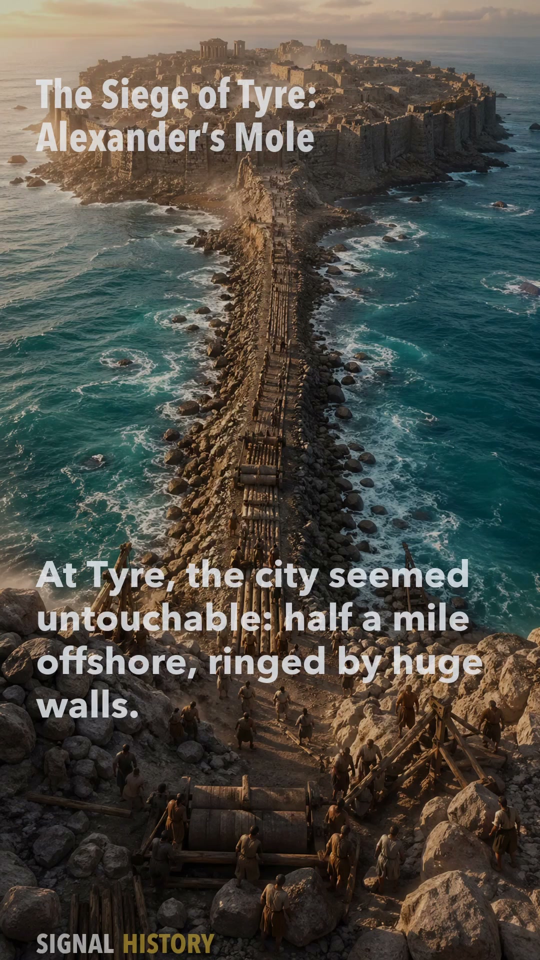 How The Siege of Tyre: Alexander’s Mole Erased an Island