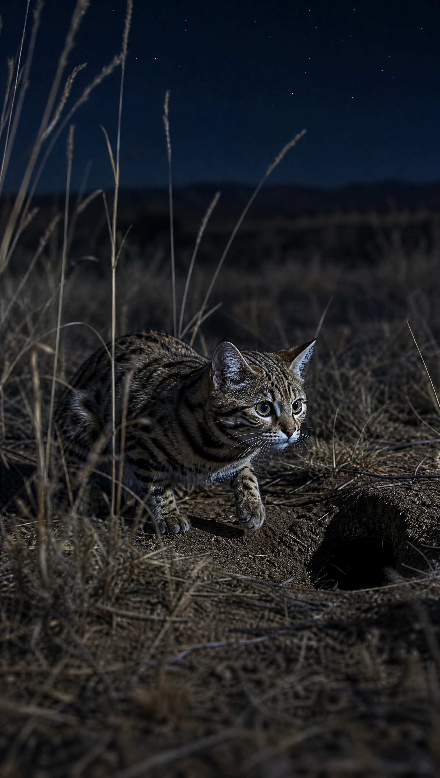 Why black-footed cats make smallness lethal scene plate 4