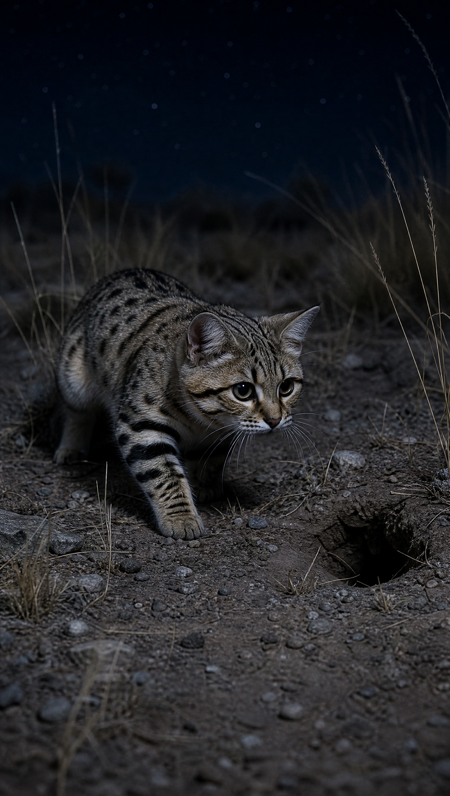 Why black-footed cats make smallness lethal scene plate 5