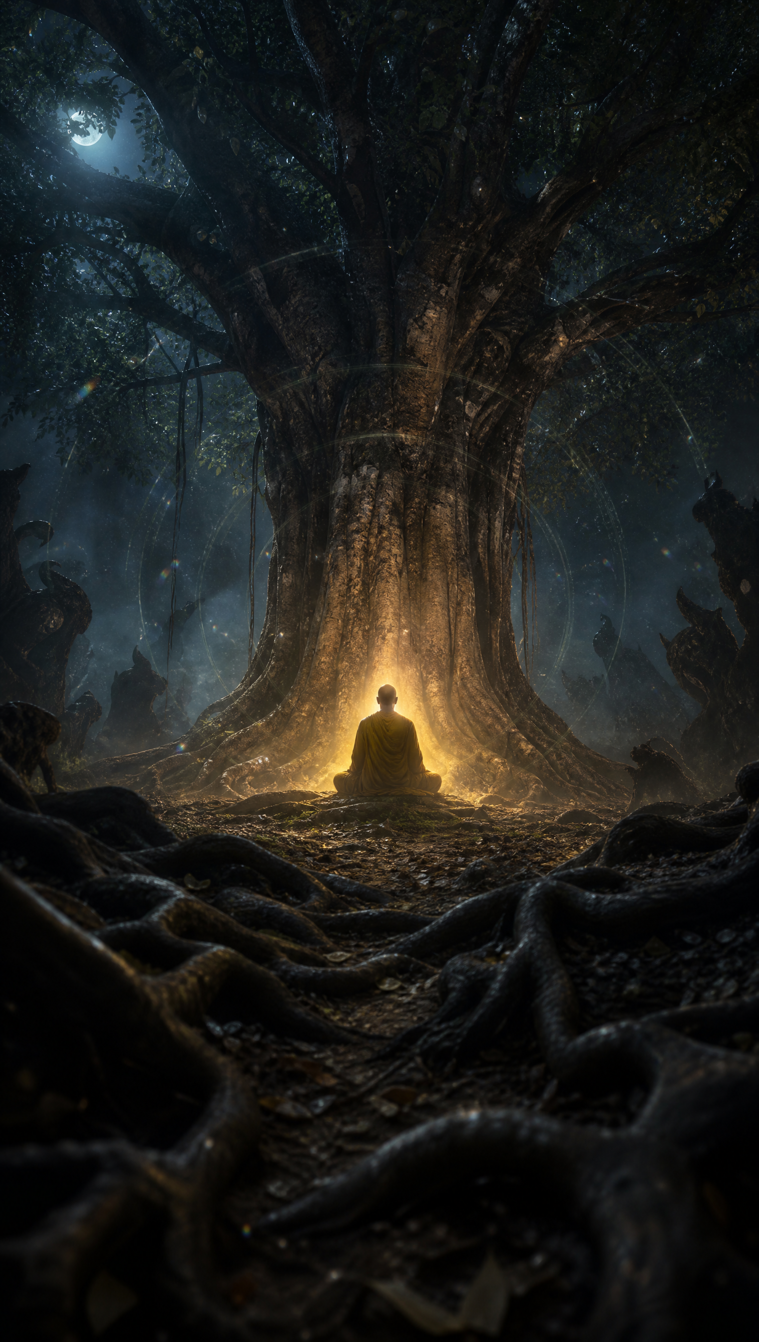 Why Buddha and Mara Is About Refusing the Final Argument scene plate 2