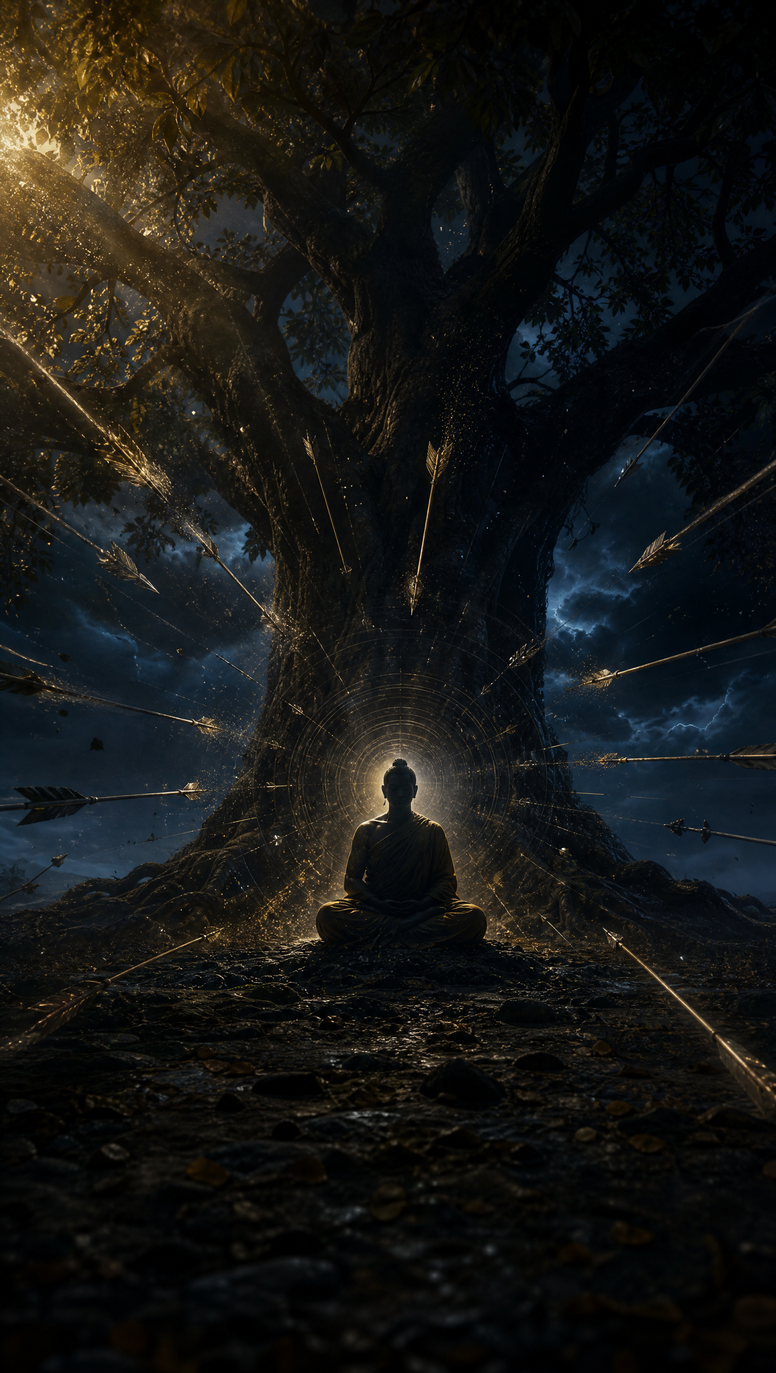 Why Buddha and Mara Is About Refusing the Final Argument scene plate 6