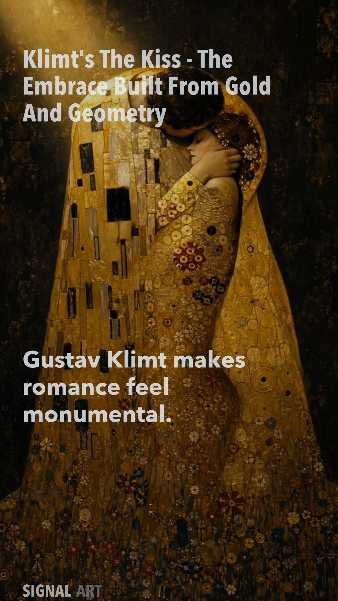 Why Klimt's The Kiss Feels Sacred, Not Romantic