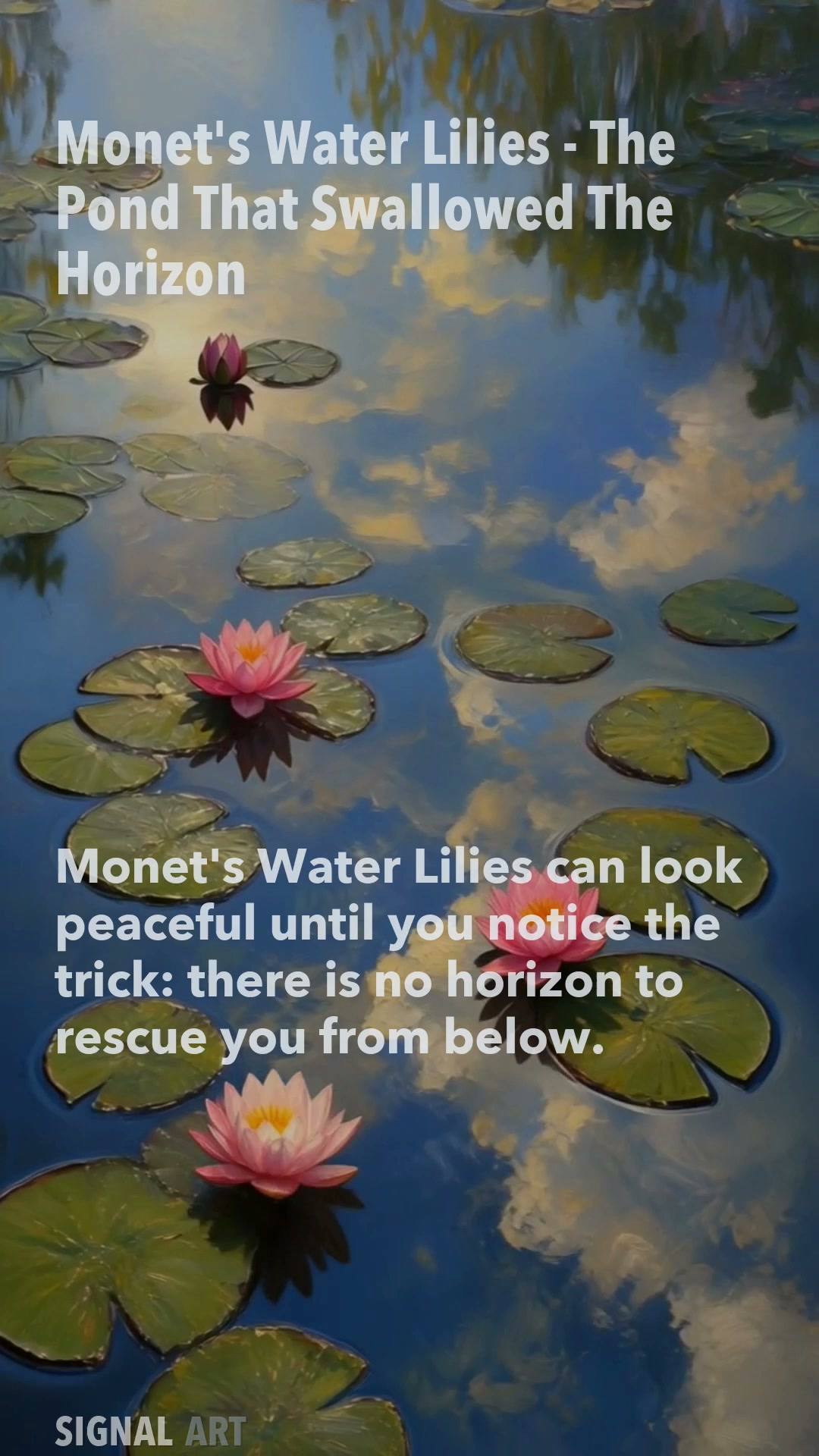 Why Monet's Water Lilies Erase the Horizon