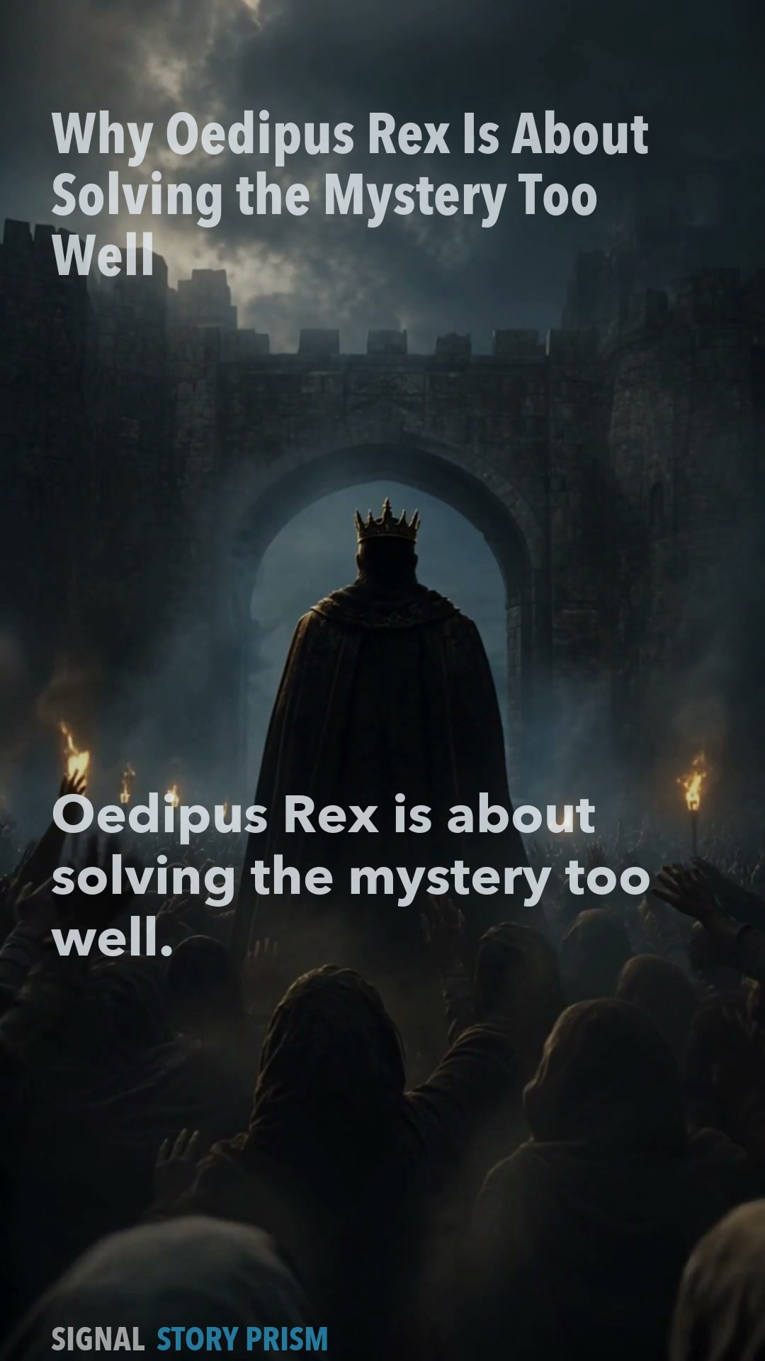 Why Oedipus Rex Is About Solving the Mystery Too Well scene plate 4