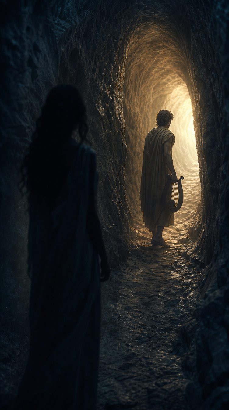 Why Orpheus Looks Back at Eurydice scene plate 5