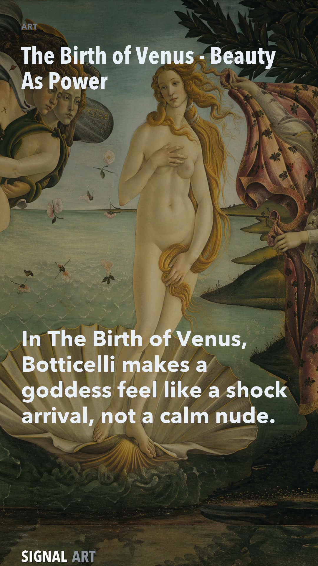 Why The Birth of Venus - Beauty As Power matters