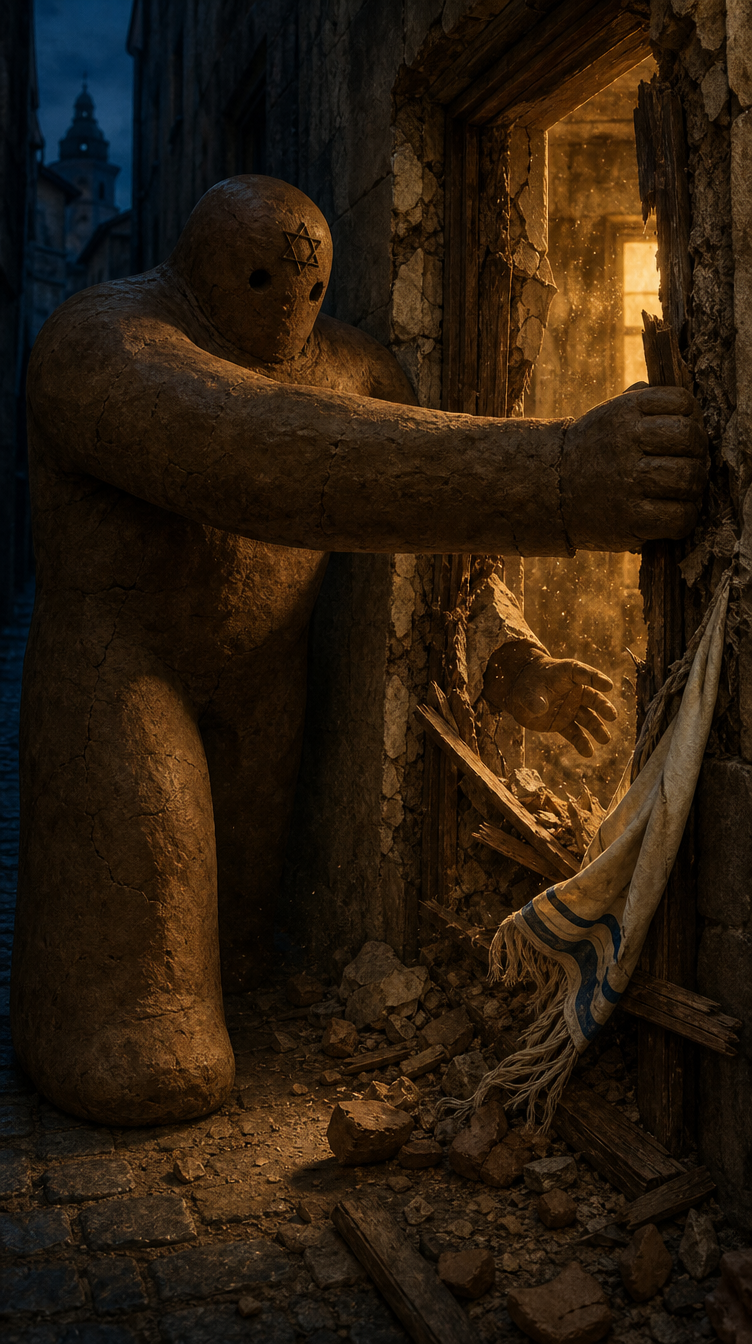 Why the Golem of Prague Becomes the Destroyer scene plate 6
