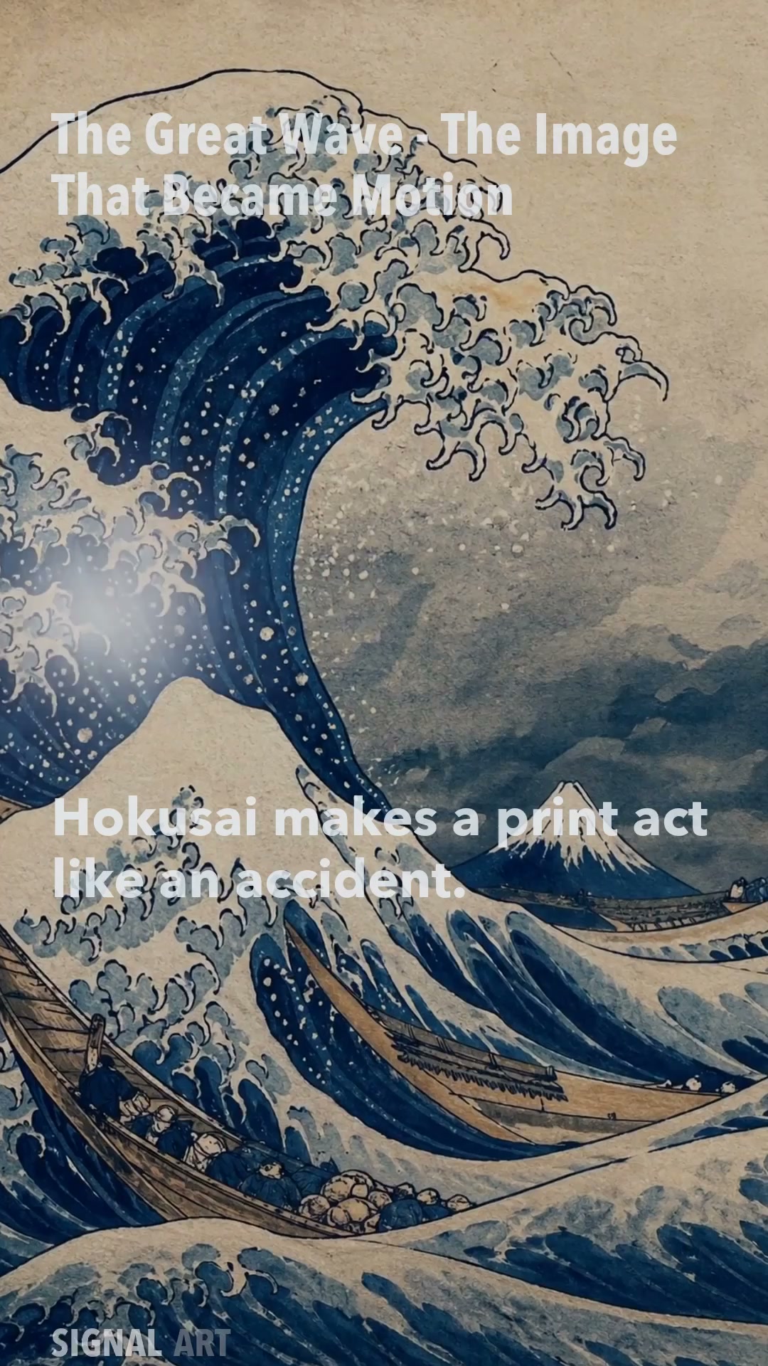 Why The Great Wave Feels Like It’s Moving