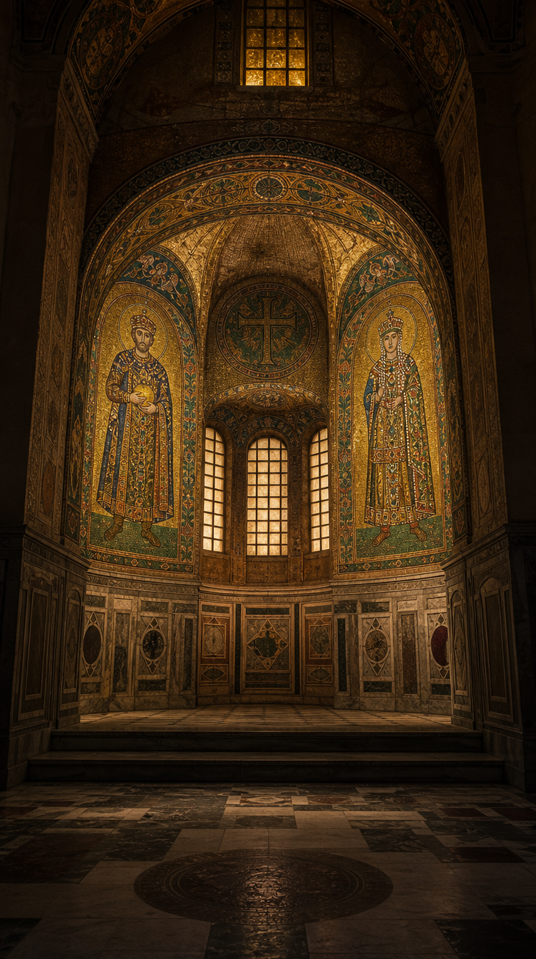 Why the Ravenna Mosaics Split Justinian and Theodora scene plate 7