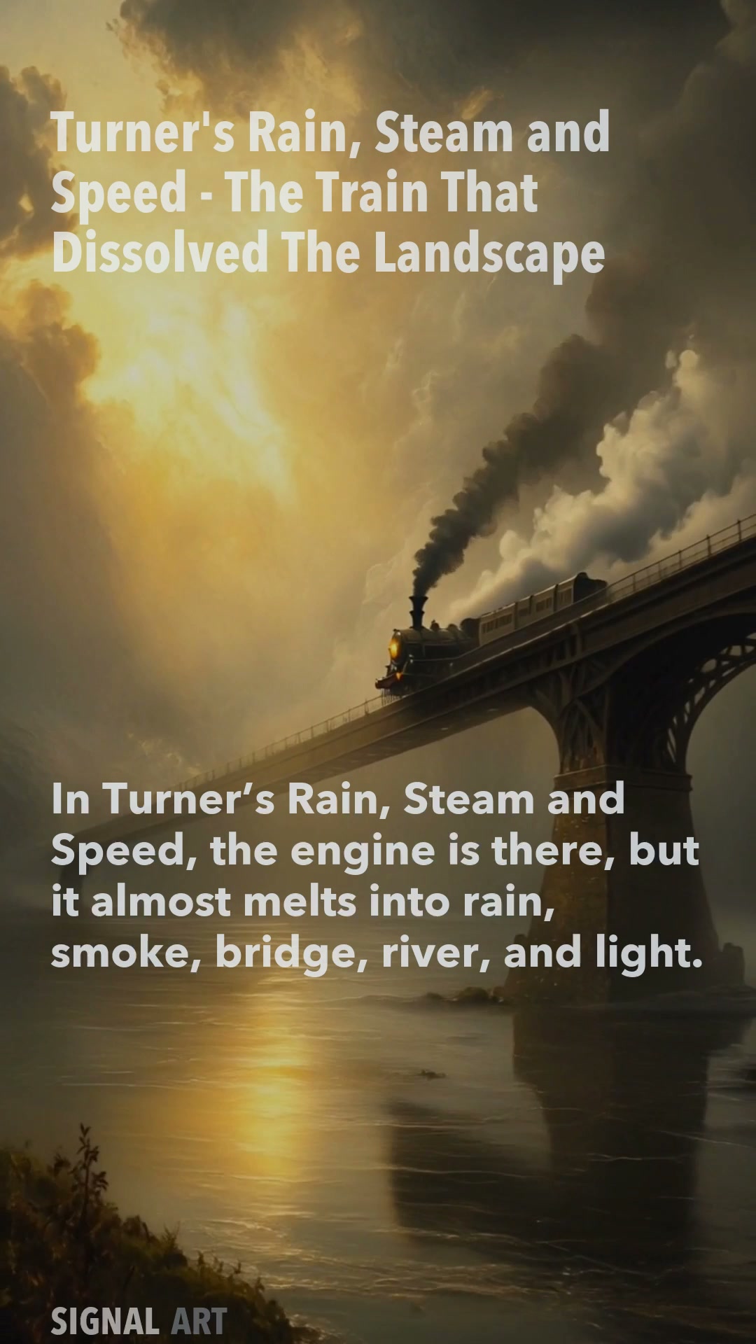 Why Turner's Rain, Steam and Speed Feels So Modern