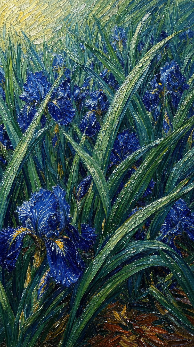Why Van Gogh's Irises Feels Like a Nervous System scene plate 7